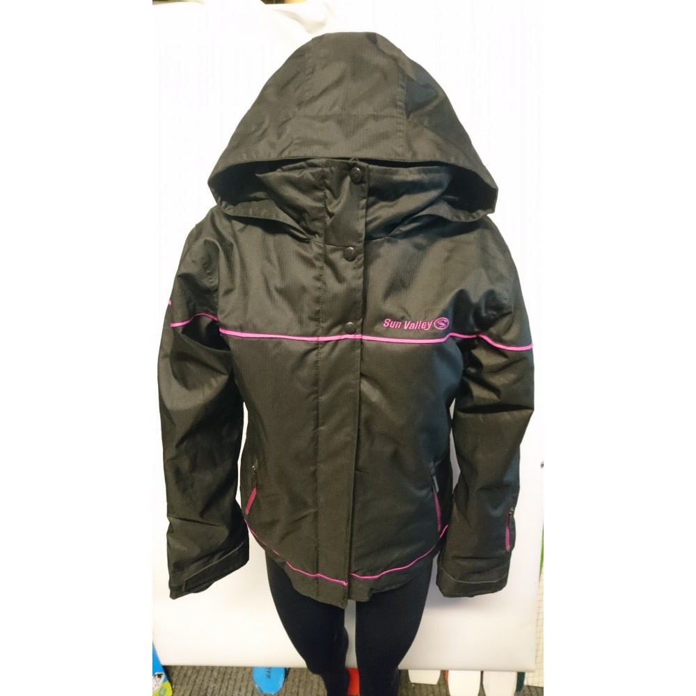 SUN VALLEY NUSTY  BLACK JUNIOR SKI JACKET
